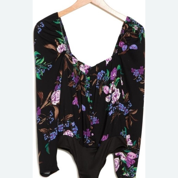 AFRM Floral Black Blouse - Picture 6 of 10